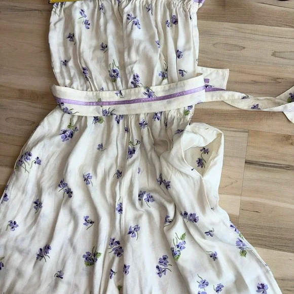 Floral Print Jumpsuit with Ruffle Straps - Picture 5 of 9